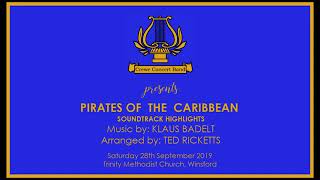 Crewe Concert Band Pirates of the Caribbean Soundtrack Highlights [upl. by Cuttler]