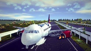 Real Airplane Disasters 7  Besiege [upl. by Jasun]