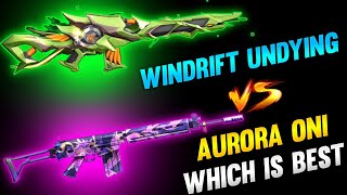 PARAFAL GREEN SKIN VS PARAFAL AURORA ONI  BEST PARAFAL SKIN IN FREE FIRE  INCUBATOR BEST PARAFAL [upl. by Nanreit264]