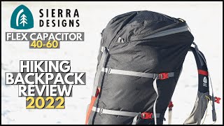 Hiking Backpack review 2022 Sierra Designs Flex Capacitor 4060 🎒 lightweight backpack [upl. by Nealon705]