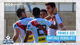 Primer gol de Santiago Rebagliati en primera [upl. by Clabo]