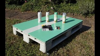 DUPLICOLOR Lackspray  DIY Couchtisch aus Europaletten [upl. by Cj239]