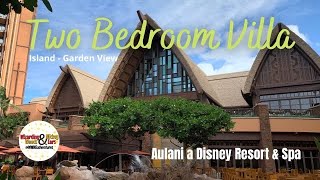 2Bedroom Villa Island Garden View Tour  Aulani A Disney Resort amp Spa  Ko Olina  Hawaii [upl. by Haziza]