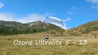 Ozone Ultralite 5  13 test flying [upl. by Elisabet]