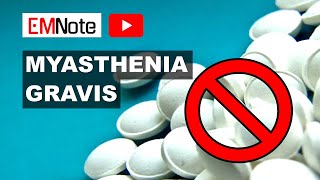 Drugs to Avoid in Myasthenia Gravis MG [upl. by Witkin]