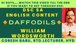 DAFFODILS BY WILLIAM WORDSWORTH [upl. by Taft]