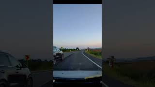 Makes a dangerous overtaking in the curve ilegal driving overtaking shorts shortvideo [upl. by Akinirt]