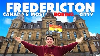 My FIRST IMPRESSION of FREDERICTON NB Canadas Most BORING City [upl. by Peih]