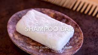 DIY NonSoap Shampoo Bar [upl. by Aihsyt]