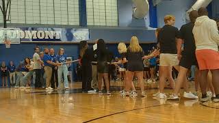 Woodmont High school 1st pep rally of 20232024 teachers vs students tug of war [upl. by Tasiana]