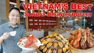 Vietnams Best Sunday Brunch Buffet Endless Lobsters Seafood and more [upl. by Dnalyk566]