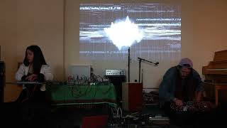 Overwild Live Coding AV Performance at Moondog  David Minnix DSU [upl. by Bonny]