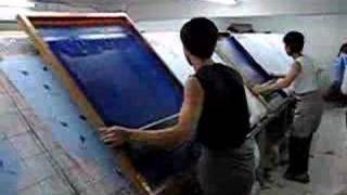 silk screen printing [upl. by Nodal898]