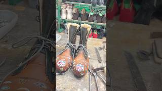 Boots made from american football ball nflfootball rugby howtodo boots shoes michaelnovak [upl. by Edak]