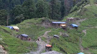 Best Life in The Nepali Mountain Village During The Rainy Season । Best Compilation Video rainy Time [upl. by Efeek]