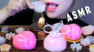 ASMR BÁNH KEM PHÁP PHẦN 3 VÀ KẼO SÁP  FRENCH CAKES PART 03 AND WAX CANDY EATING SOUNDS  LINHASMR [upl. by Bixby]