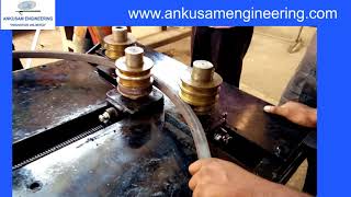 ankusam engineering coimbatore three roller pipe bending [upl. by Ayila]