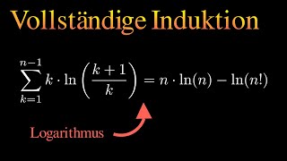 Beweise mit vollständiger Induktion  Übung 13 Logarithmus [upl. by Fillander999]