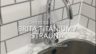 Tap Magician ​Brita Pegler Titanium Struana 3way kitchen Filter tap Replacing cartridges  valves [upl. by Alisa]