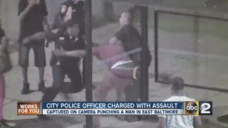 Baltimore City police officer charged with assault perjury [upl. by Nylrahs341]