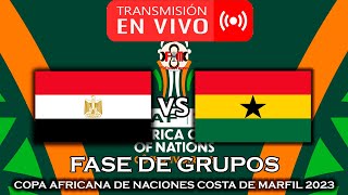 EGIPTO 🇪🇬 VS 🇬🇭 GHANA EN VIVO  COPA AFRICANA DE NACIONES 2023  FÚTBOL MAGNO [upl. by Einnaffit]