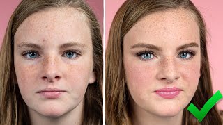 HOW TO DO MAKE UP WITH FRECKLES  Natural Makeup For Freckle Skin Light Coverage [upl. by Nort]