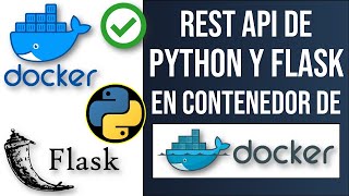 Docker Python y Flask Aplicación de Python y Flask en Contenedor de Docker  Tutorial Docker ✅ [upl. by Merrell]