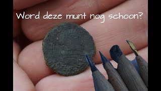 WORD DEZE MUNT NOG SCHOON Potloden testen van Floris van Vugt metaaldetectie [upl. by Enitsuga]