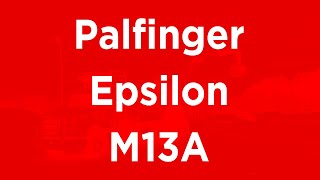 Palfinger Epsilon M13A  Product Demonstration [upl. by Kaiulani]