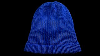 Addi  how to make a single layer with brim beanie on the Addi King Express [upl. by Anatola]