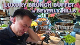 Most Expensive Brunch Buffet in LA  The Belvedere  The Peninsula Beverly Hills [upl. by Ana]