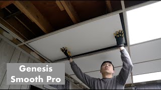 Replace Fiberglass DropCeiling Tiles with Genesis Smooth Pro Vinyl Tiles [upl. by Azilanna]