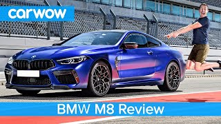 BMW M8 2020 ultimate review  see how quick it is to 60mph and how I nearly crash it [upl. by Eilac]