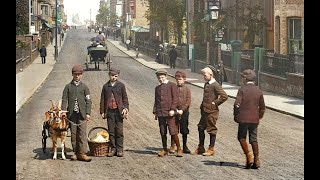 Great Britain in the 1890s  1900s Victorian Era  55 Extremely Rare Exciting Photos Colorized [upl. by Suirtemid]