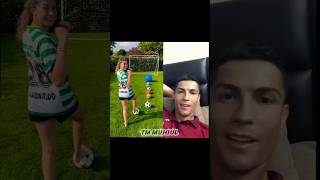 Whatever You Land On Crossbar It 🙈⚽️ see the video Ronaldo foryou shorts [upl. by Warga]