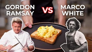 How Michelin Chefs Make Eggs  Gordon Ramsay and Marco Pierre White [upl. by Ahsikcin]