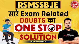 RSMSSB JE Vacancy 2024  RSMSSB JE Syllabus Exam Date amp Salary  RSMSSB JE 2024 New Update [upl. by Ahsekar]