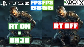 The Callisto Protocol  NEW PS5 Pro Update  8K30FPS With RT On PS5 Pro  PS5 Pro vs Xbox Series X [upl. by Ahsitul]