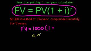 Compound Interest Future Value [upl. by Suivatnom106]