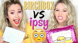 Unboxing BIRCHBOX vs IPSY  July  Worst Boxes [upl. by Burgess]