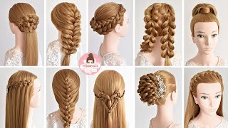 Simple Half Up Half Down HairStyle Tutorial 2023 [upl. by Ainafets]