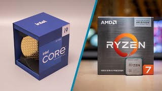 Ryzen 7 5800X3D VS Intel i9 12900K  Which is The Best Gaming Processor [upl. by Eniledgam]