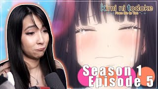 thank you Kazehaya  Kimi ni Todoke Episode 5 Reaction [upl. by Holly]