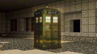 Minecraft TARDIS Materialisation Concept  Fathers Day Emergency Materialisation  Blender [upl. by Ttehc934]