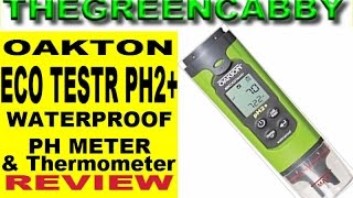 Oakton EcoTestr PH2 Waterproof pH Meter Thermometer portable Tester  PRODUCT REVIEW [upl. by Hildegarde34]