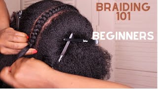 Learn Exactly How to Braid Your 4C Hair Girl  REAL TIME tutorial [upl. by Zarah]