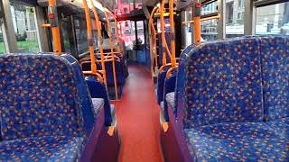 Repainted Enviro 400 MMC Smart Hybrid Stagecoach London 11019 YX68UKD Journey on the Route D6 [upl. by Velleman]