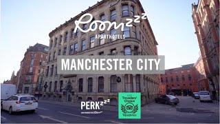 Roomzzz Manchester City  Building Tour  Serviced Apartments in Manchester [upl. by Milan666]