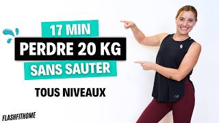 HIIT pour PERDRE 20KG SANS SAUT et SANS RÉGIME ✨ Sans Matériel  FlashFitHome [upl. by Adilen]