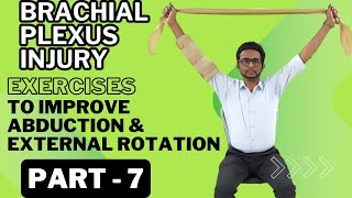 Brachial Plexus Injury  Exercises Part 7 Exercises to gain External Rotation Of Shoulder [upl. by Sinclair]